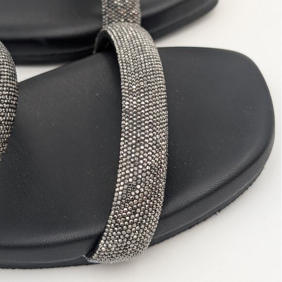 Steve Madden Decorate Rhinestone Embellished Slide Sandals Women's Size US7 EU38 - Picture 5 of 10